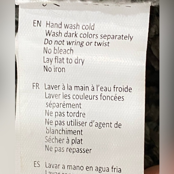 Revamped Cropped Crew pullover Sweater Chenille in Grey size M - Picture 11 of 11